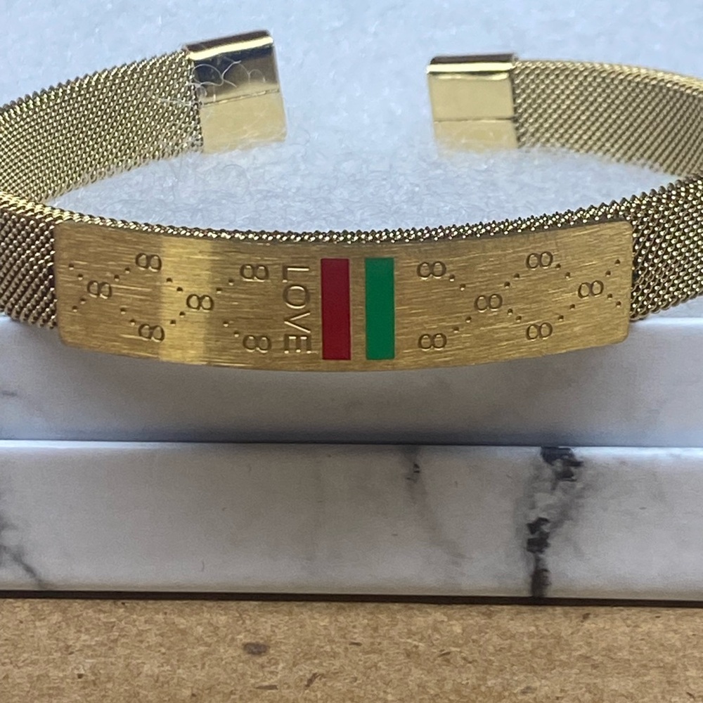 Gold Italian Designer Bracelet